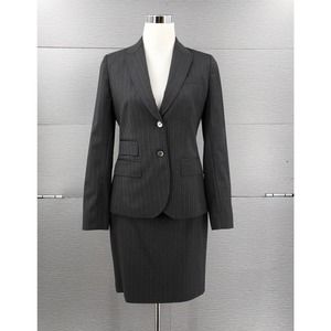 Brooks Brothers Blazer Pinstripe Skirt Sz B:2 S:2P